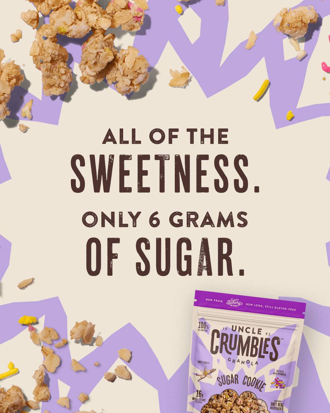 Lower in Sugar, Higher in Glory | Uncle Crumbles Granola - Uncle Crumbles