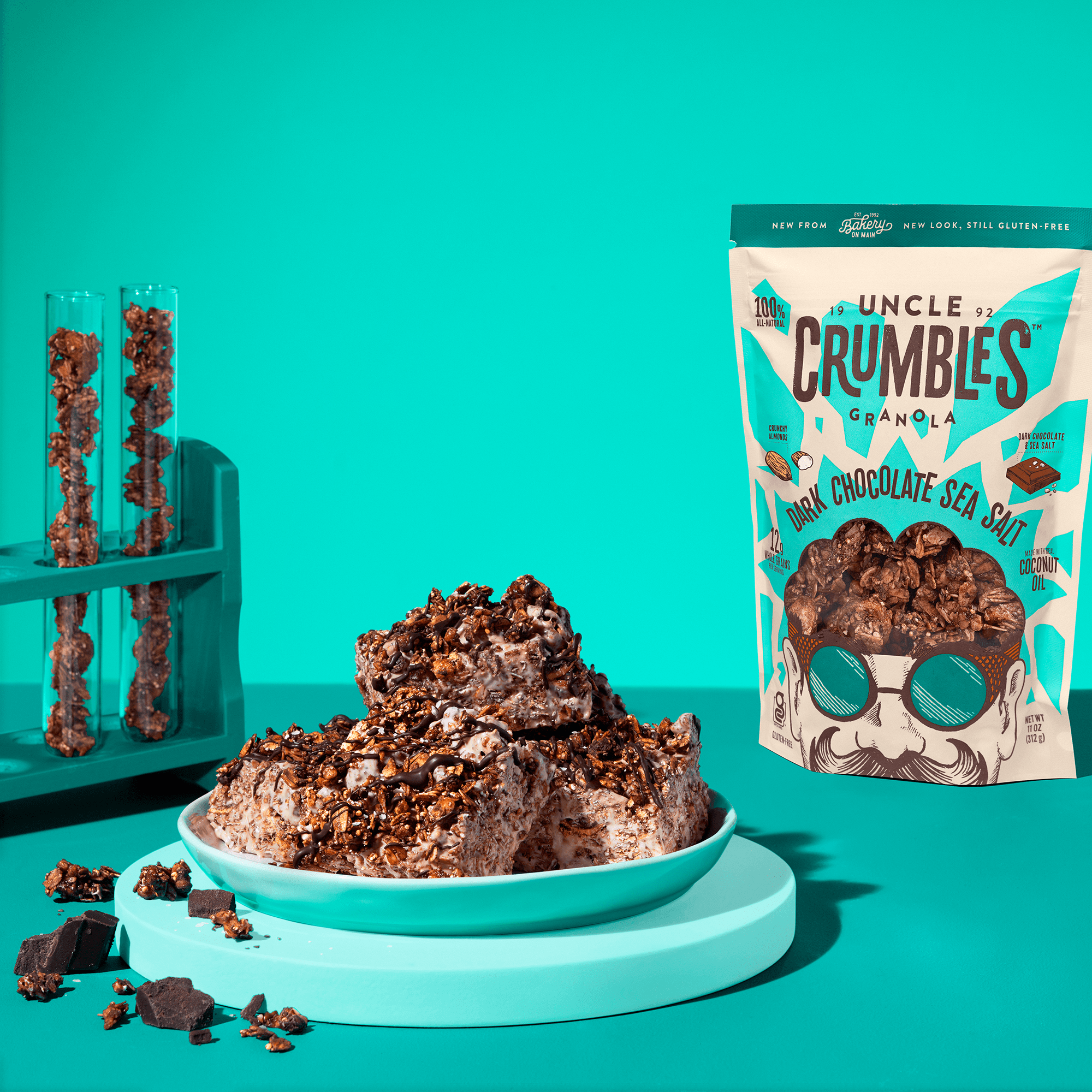 Dark Chocolate Sea Salt Granola - Uncle Crumbles