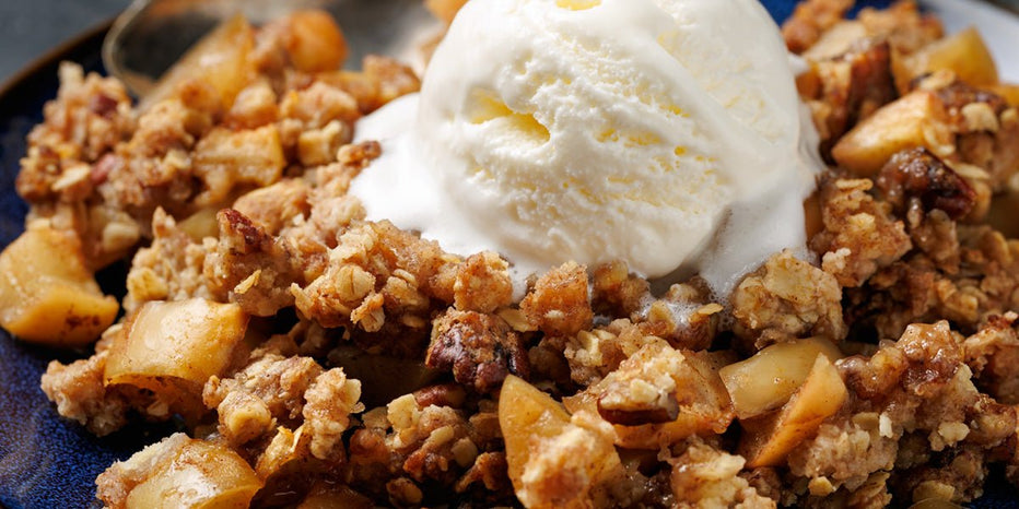 Crumble Inside Apple Crumble with Cinna-Maple Crunch Topping (Recipe Inside) | Uncle ...