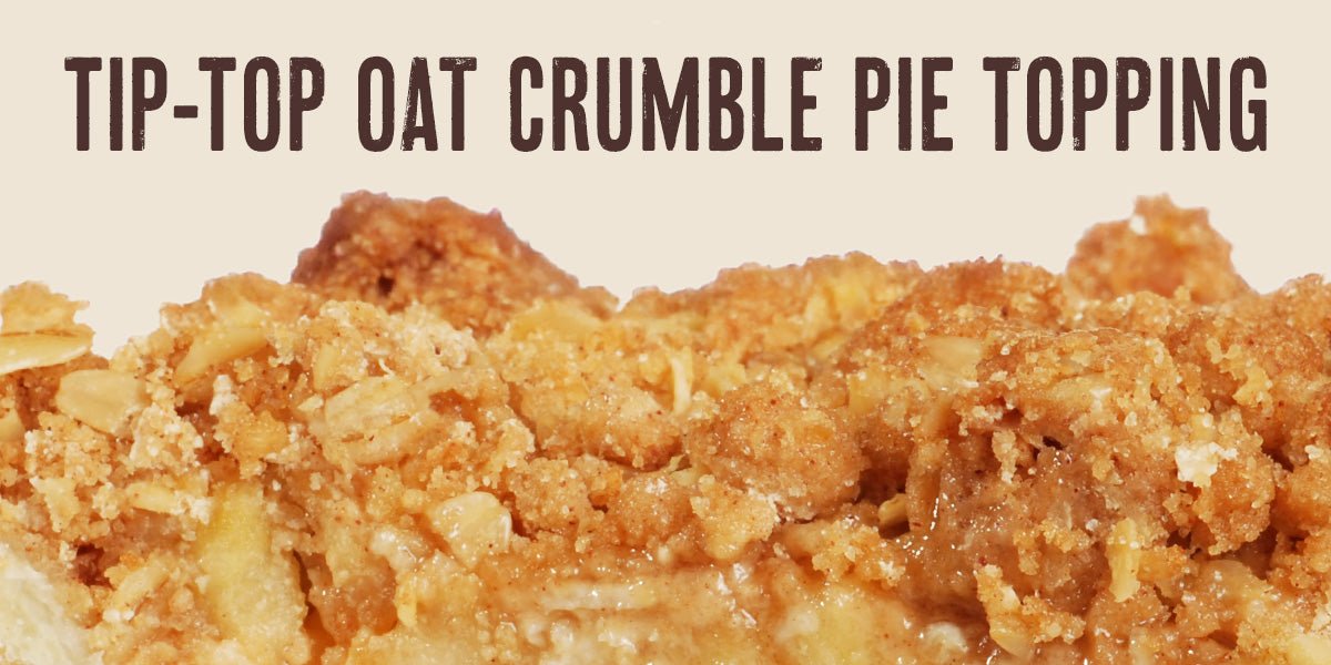 Apple Pie with Oat Crumble Topping - Uncle Crumbles