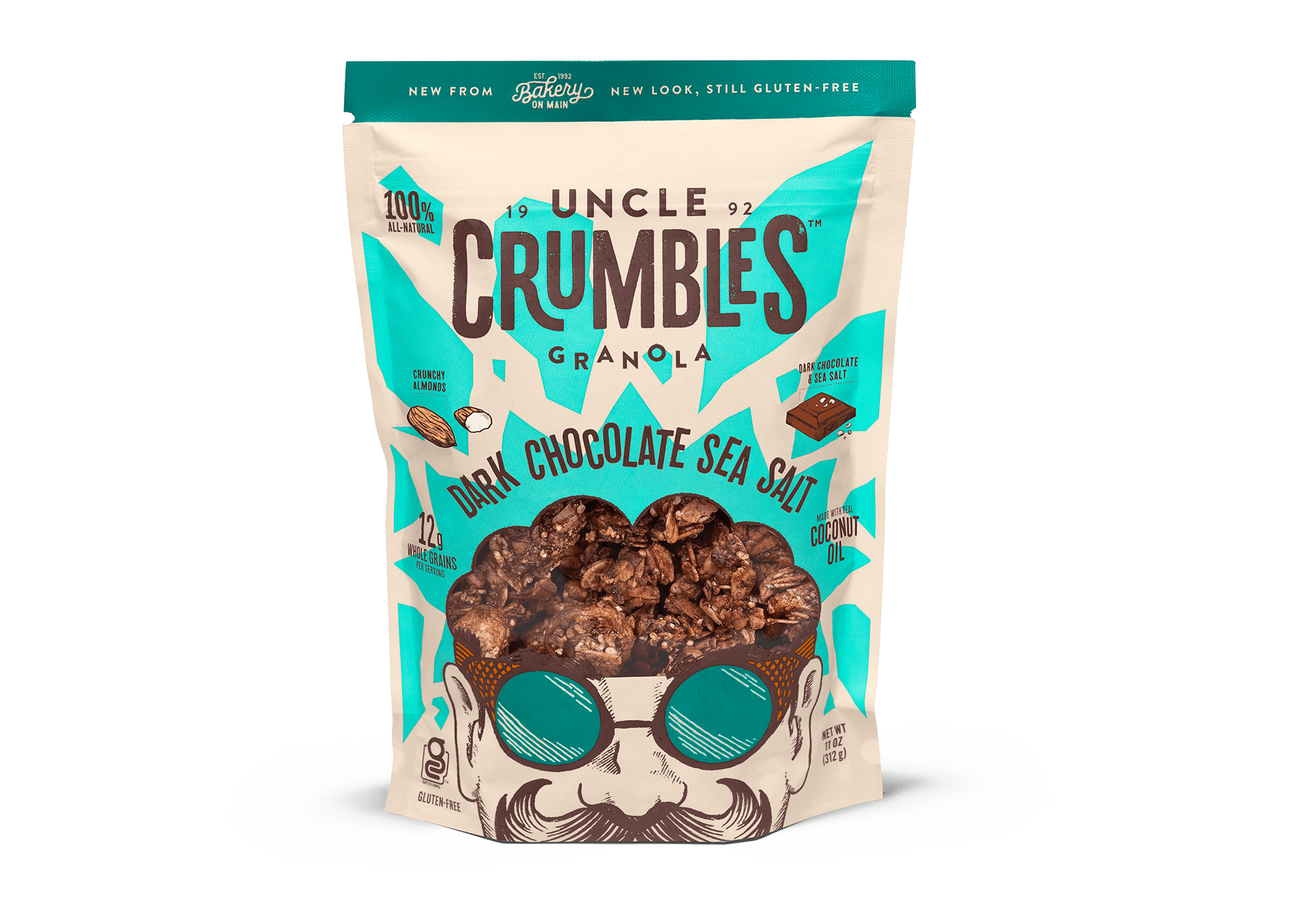 Behind the Crumbles: Dark Chocolate Sea Salt Granola - Uncle Crumbles