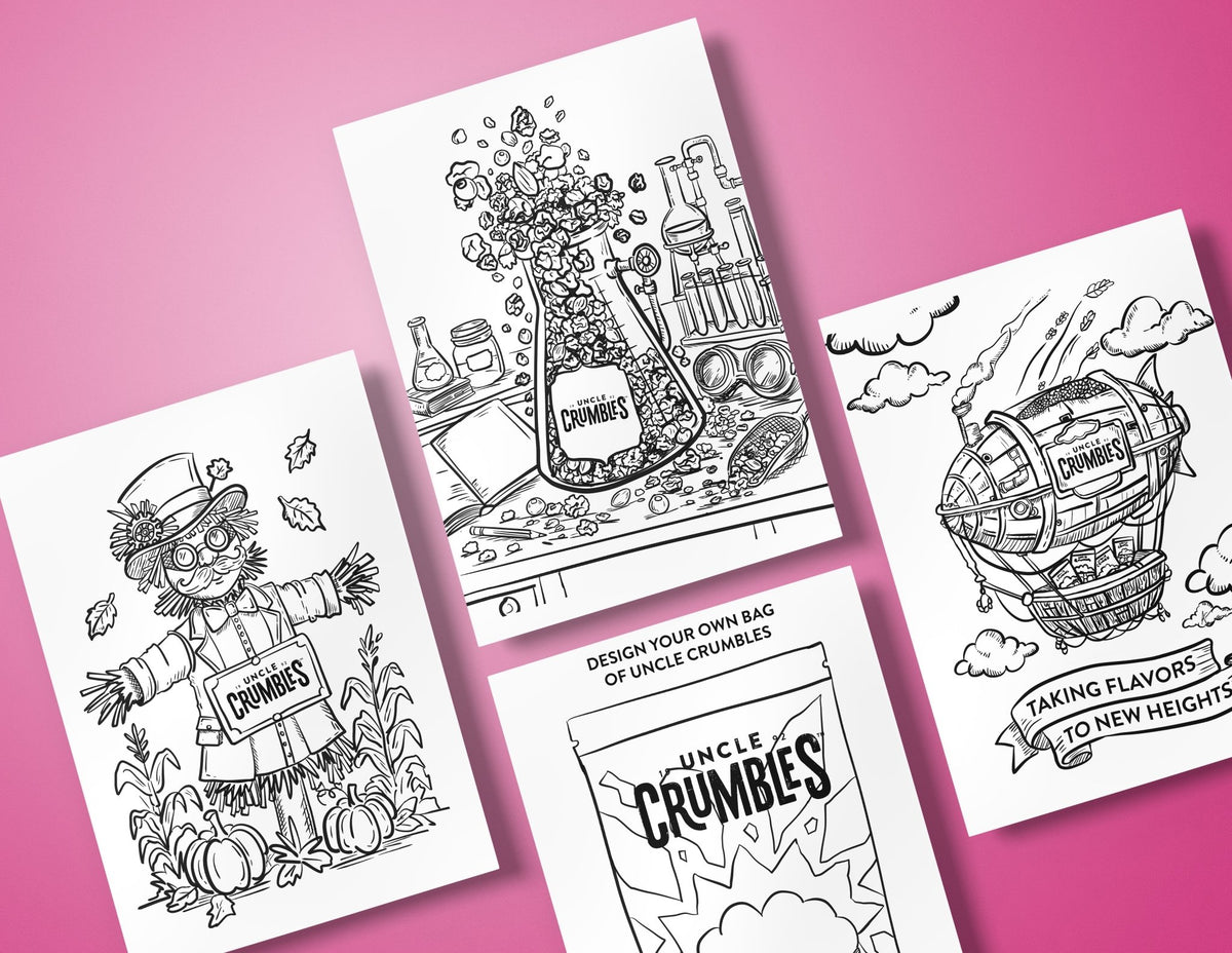 Color. Create. Crumbles! Free Uncle Crumbles Coloring Pages - Uncle Crumbles