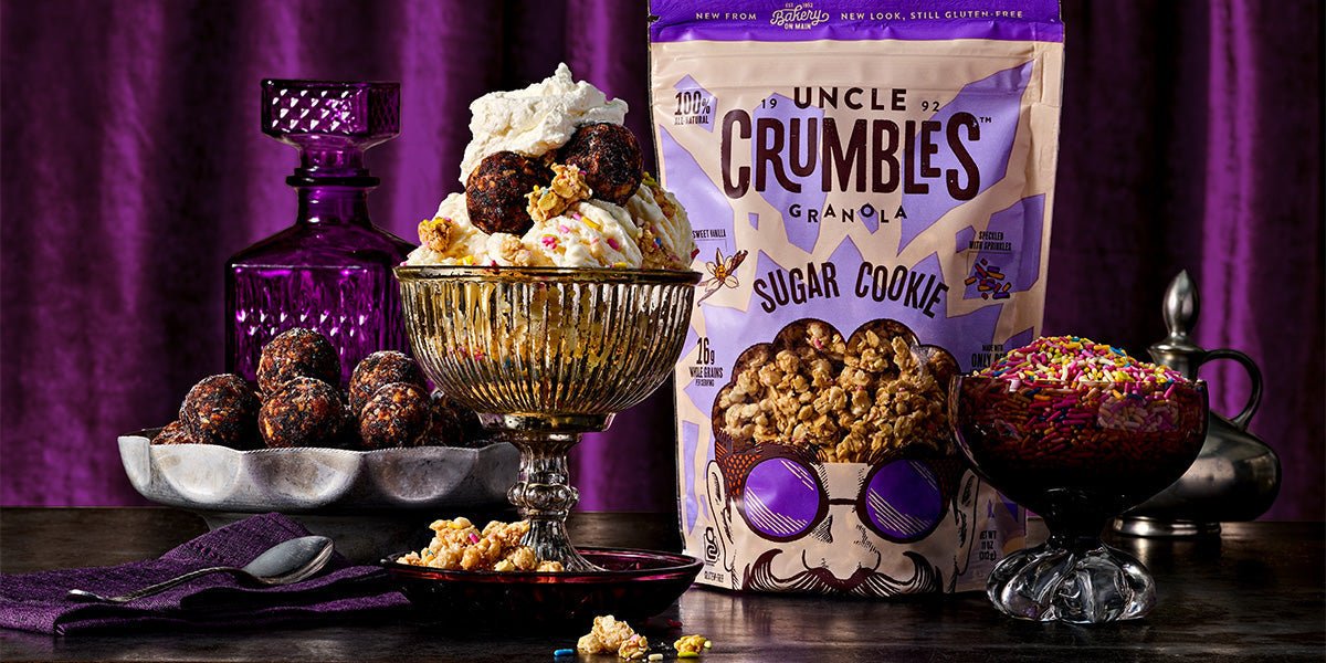 The Sugarplum Glacier Delight: A Granola-Powered Sundae - Uncle Crumbles