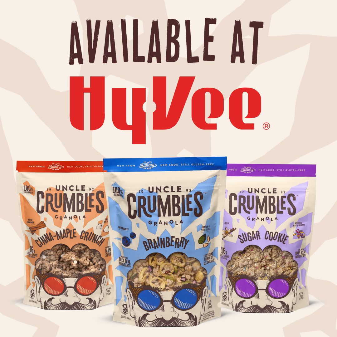 Uncle Crumbles: Now Available at Hy-Vee - Uncle Crumbles