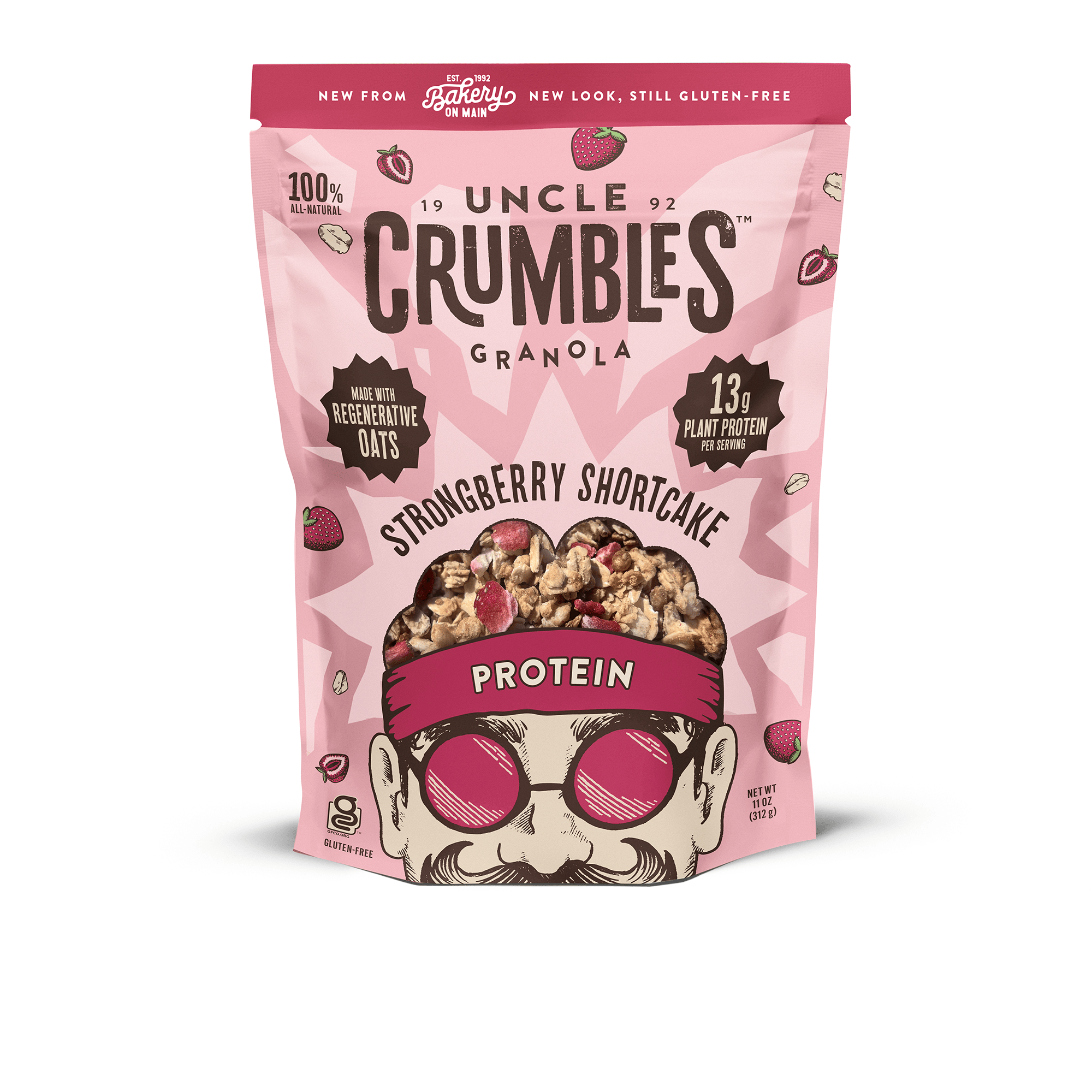 Strongberry Shortcake Granola - Uncle Crumbles